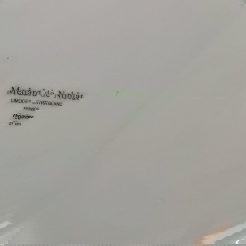 Πιάτα Medard de Noblat μεταχειρισμένα, πακέτο 6, λευκά 27cm με imagine