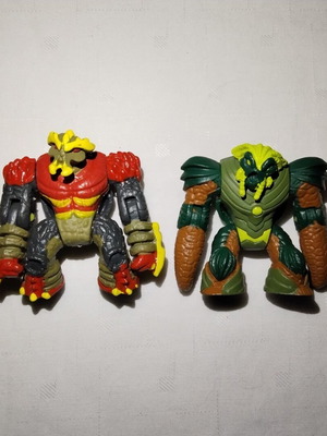 Gormiti Morphogenesis figures used, Basaltor and Flexor set