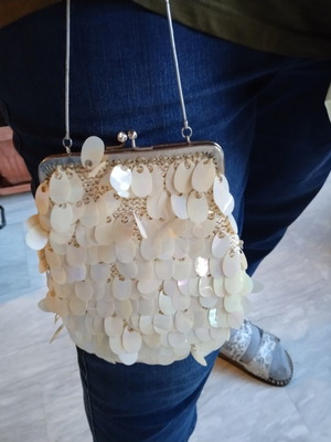 Vintage white shoulder bag new