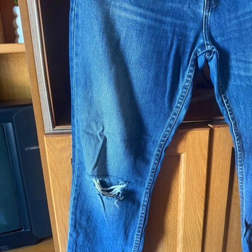 Pull & Bear jeans new with knee rips, size L