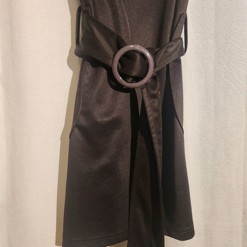 Sleeveless dress used with belt, size M