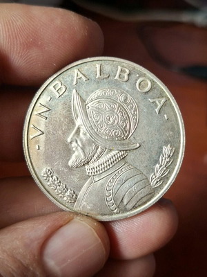 Balboa Panama 1974 like new, silver coin