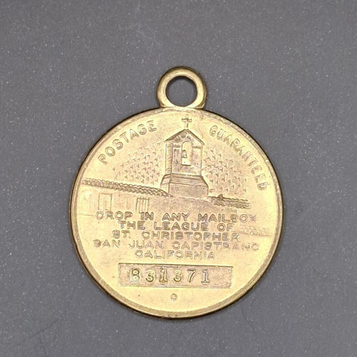 Vintage pendant The League of St. Christopher like new