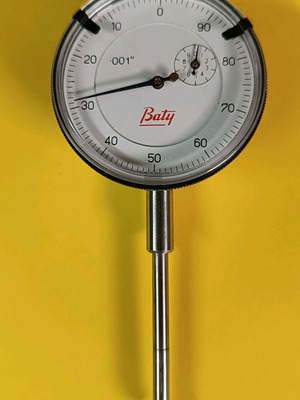 Baty Dial Indicator 0.001" precision micrometer new
