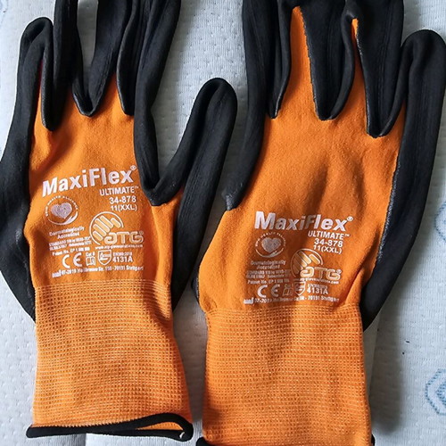 MaxiFlex Ultimate Hi-Viz 34874 FY γάντια καινούργια, μέγεθος L-XXL