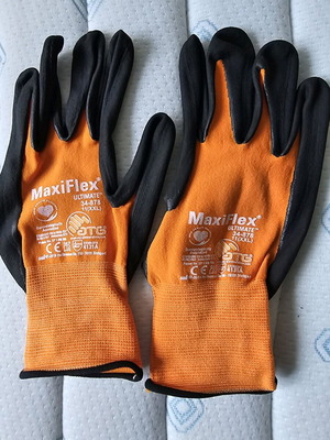 MaxiFlex Ultimate Hi-Viz 34874 FY γάντια καινούργια, μέγεθος L-XXL