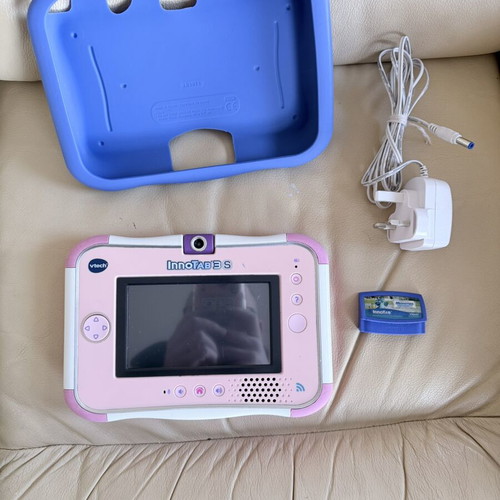 VTech InnoTab 3S educational tablet used with Monsters University game