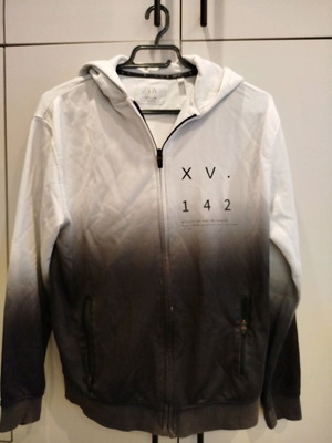 Zara grey ombre hoodie jacket like new