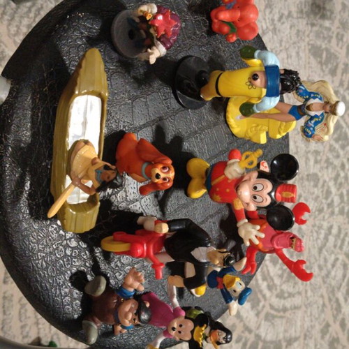 Disney and McDonald's figures set
