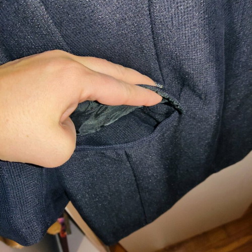 Blazer jacket used black wide fit 7XL Greek made
