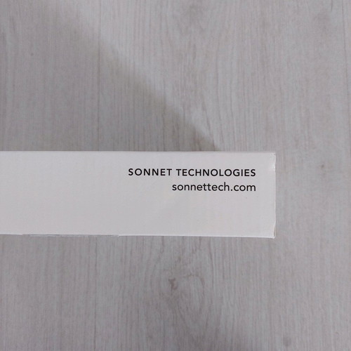 Sonnet Solo 10G SFP+ Thunderbolt 3 adapter new, 10Gbps Ethernet with SFP+ SR module
