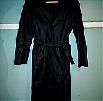  Γυναικείο δερμάτινο παλτό - μακρύ 𝐗𝐋 (Women's Leather coat- long, size XL)