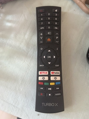 Turbo-X TV remote control like new with Netflix and YouTube buttons