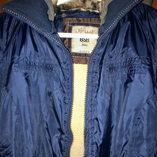 Bomber μπουφάν BSB καινούργιο, γυναικείο, μέγεθος medium, navy blue