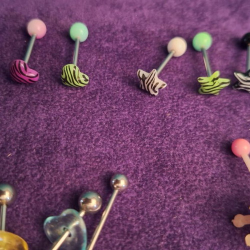 Piercings new, set of 55 pieces