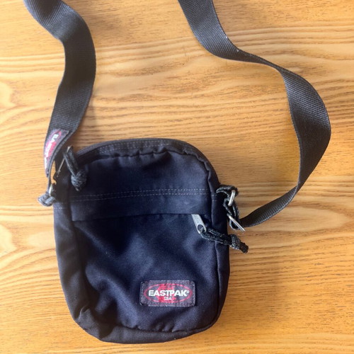 Eastpak Buddy black crossbody bag used, nylon
