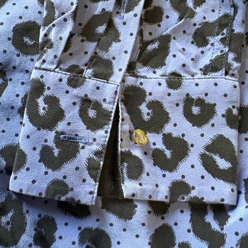 Juicy Couture shirt medium like new, leopard print
