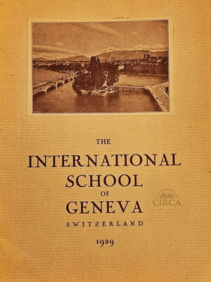 International School of Geneva 1929 brochure used