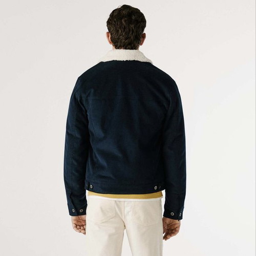 Pepe Jeans Joshua jacket new men's winter teddy sherpa blue M-L