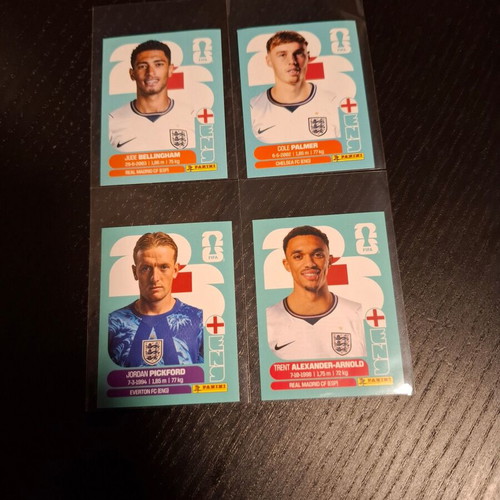England players FIFA World Cup 2026 stickers new set