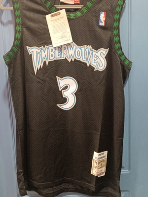 NBA Timberwolves 3 Marbury jersey new, authentic