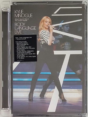 Kylie Minogue Body Language Live DVD σαν καινούργιο
