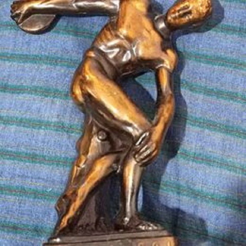 Bronze Discobolus 19 cm new