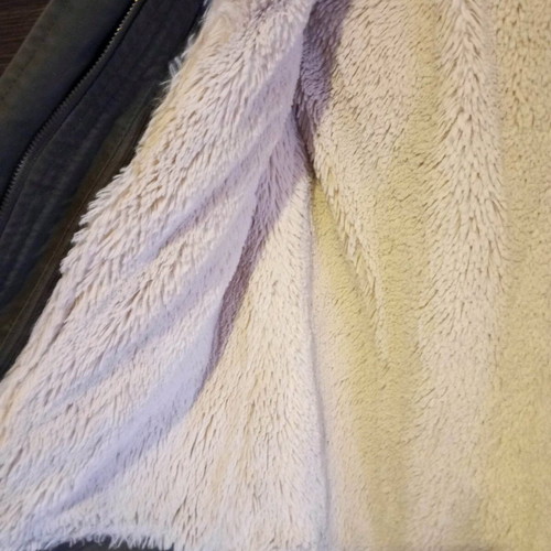 Bershka women's jacket like new with inner fur