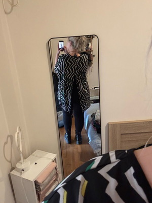 Ulla Popken blouse dress like new with unique back and opening
