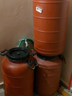 Plastic barrels