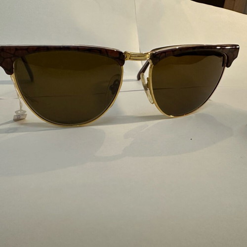 Kurzenberger KB 70380 Vintage Sunglasses Brown Tortoiseshell with Gold Details new