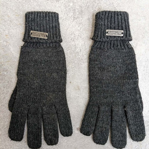 Converse All Star gloves new, knitted, gray