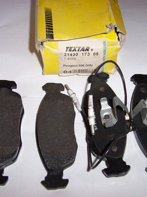 Τακάκια Textar για Peugeot 205-306-306 Cabrio καινούργια