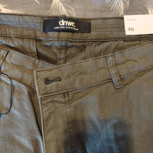 Zara men's pants new, olive color, size 36