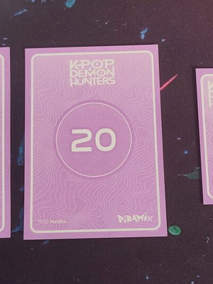 Huntrix Demon Hunters album stickers