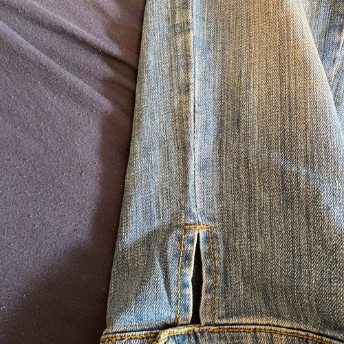 Jeans capri pants worn slightly, size 38