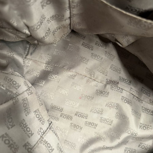 Michael Kors grey leather handbag
