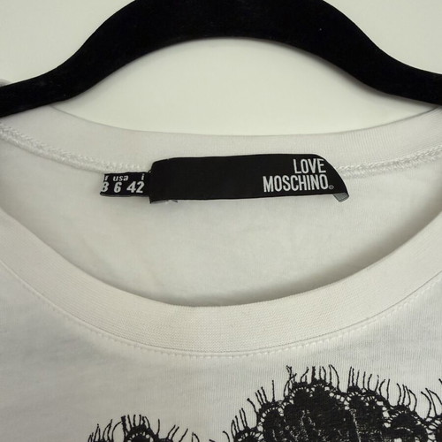 Love Moschino T-shirt σαν καινούργιο, μέγεθος M, μαύρο και άσπρο