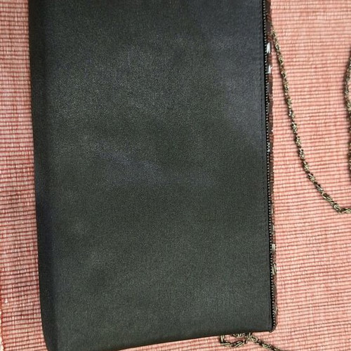 Women's crossbody bag used, black 23x14