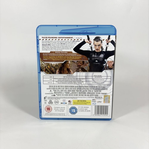 Resident Evil Afterlife Blu-ray like new with English subtitles