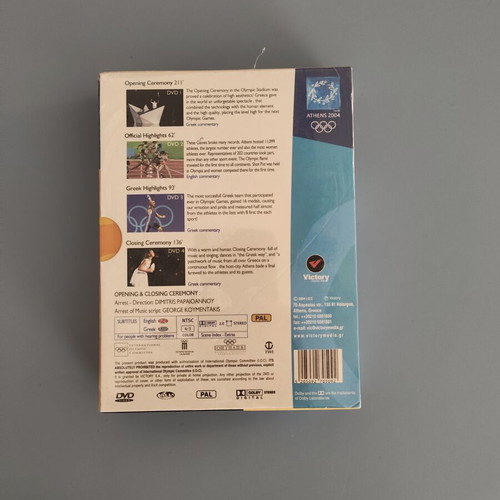 Athens 2004 Olympic Games Box Set 4 DVD new, factory sealed