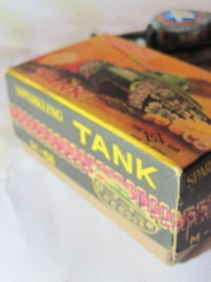 Τσίγκινο παιχνίδι tank της Daiya μεταχειρισμένο, made in Japan 1960