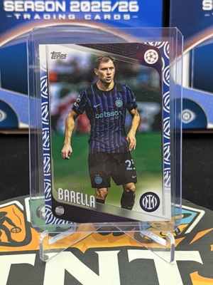 Topps Chrome Inter Milan Champions League Nicolo Barella new