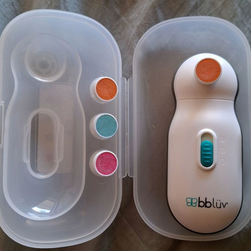 Bbluv Trimo electric nail file used for baby nails