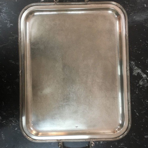 Silver-plated tray used 42x53 cm