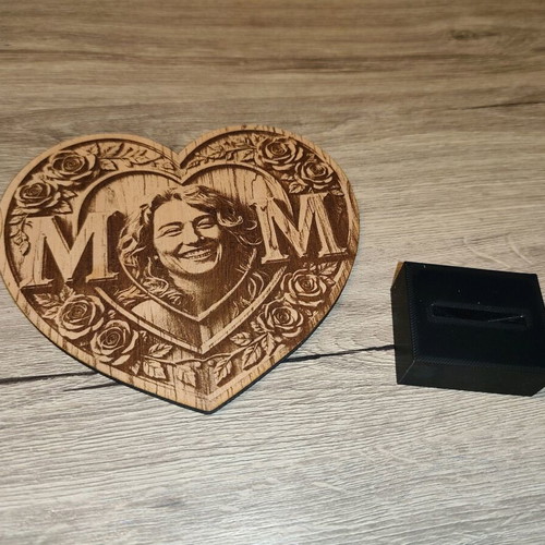 Personalized wooden MOM decoration with laser engraving new
