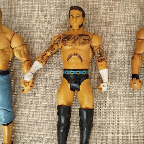 WWE φιγούρες παλαιστών μεταχειρισμένες, πακέτο 6