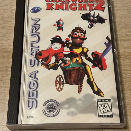 Clockwork Knight 2 Sega Saturn used with first game included