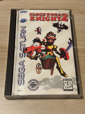 Clockwork Knight 2 Sega Saturn μεταχειρισμένο με το πρώτο παιχνίδι