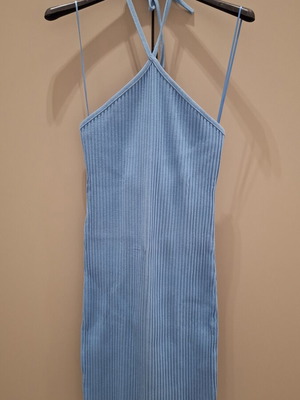 Zara turquoise mini dress, medium size